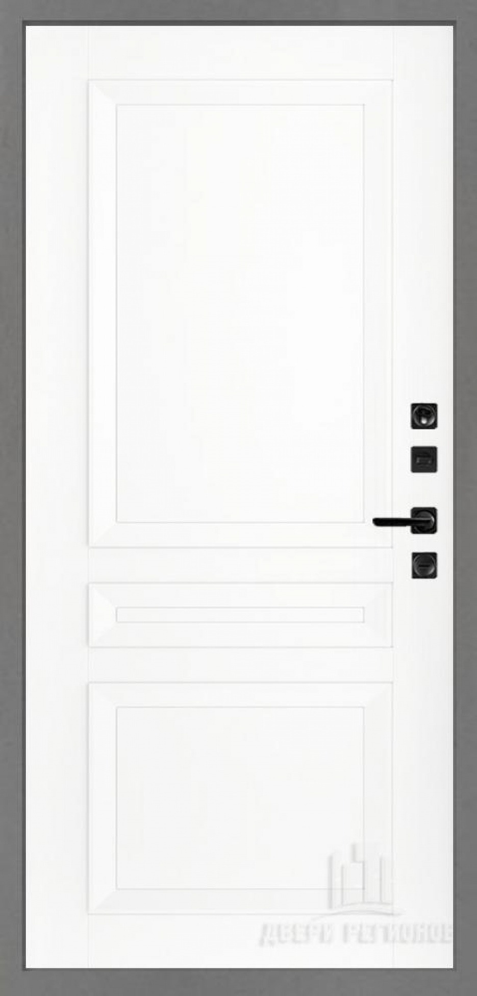 Входная дверь Regidoors Сенатор SOLID Авангард "Эмаль белая"