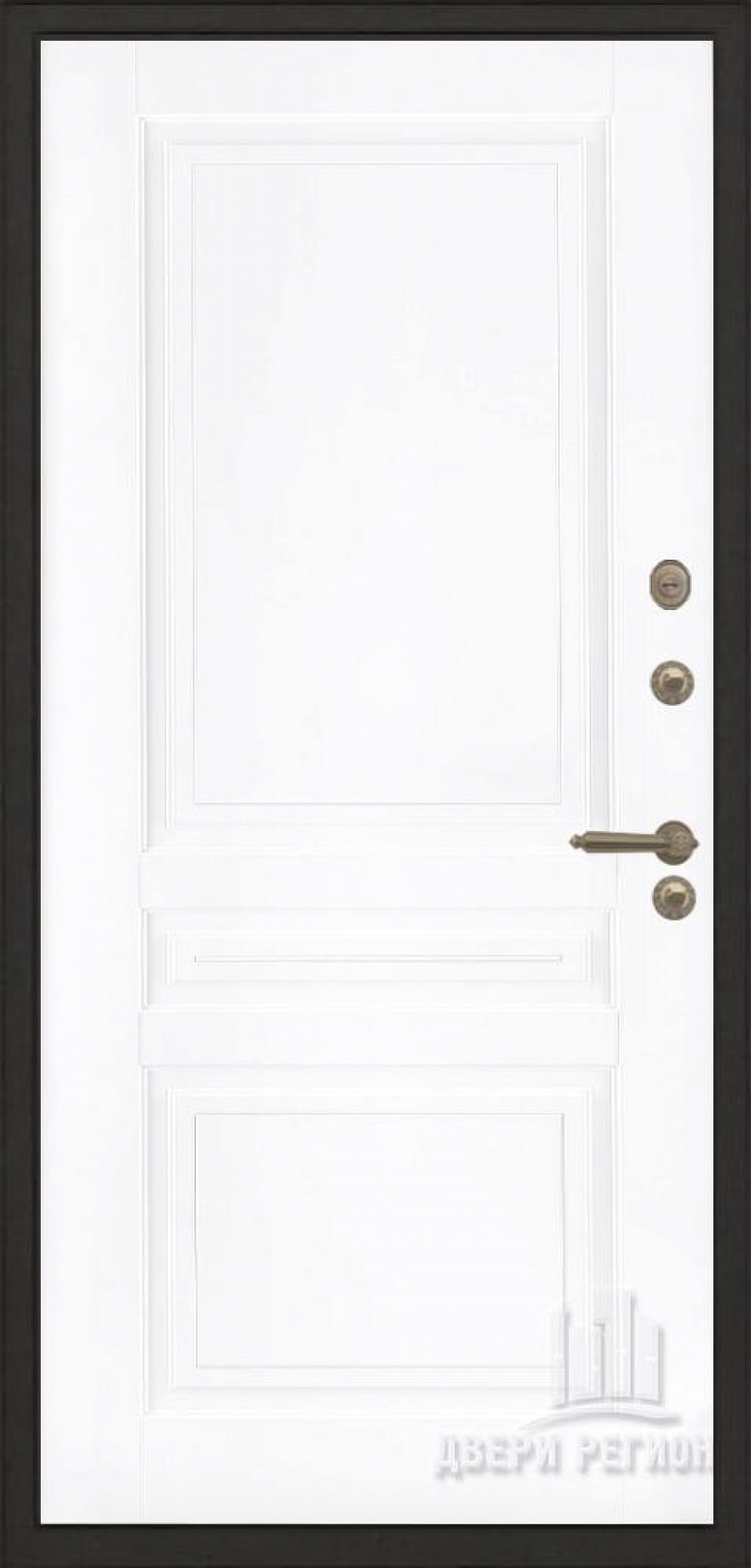 Входная дверь Regidoors ГОЛИАФ ТЕРМО Турин "Эмаль белая"