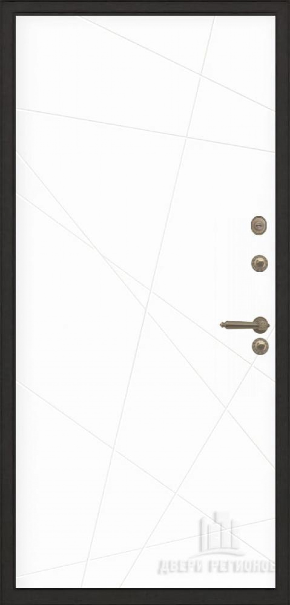 Входная дверь Regidoors ГОЛИАФ ТЕРМО Стокгольм "Эмаль белая"