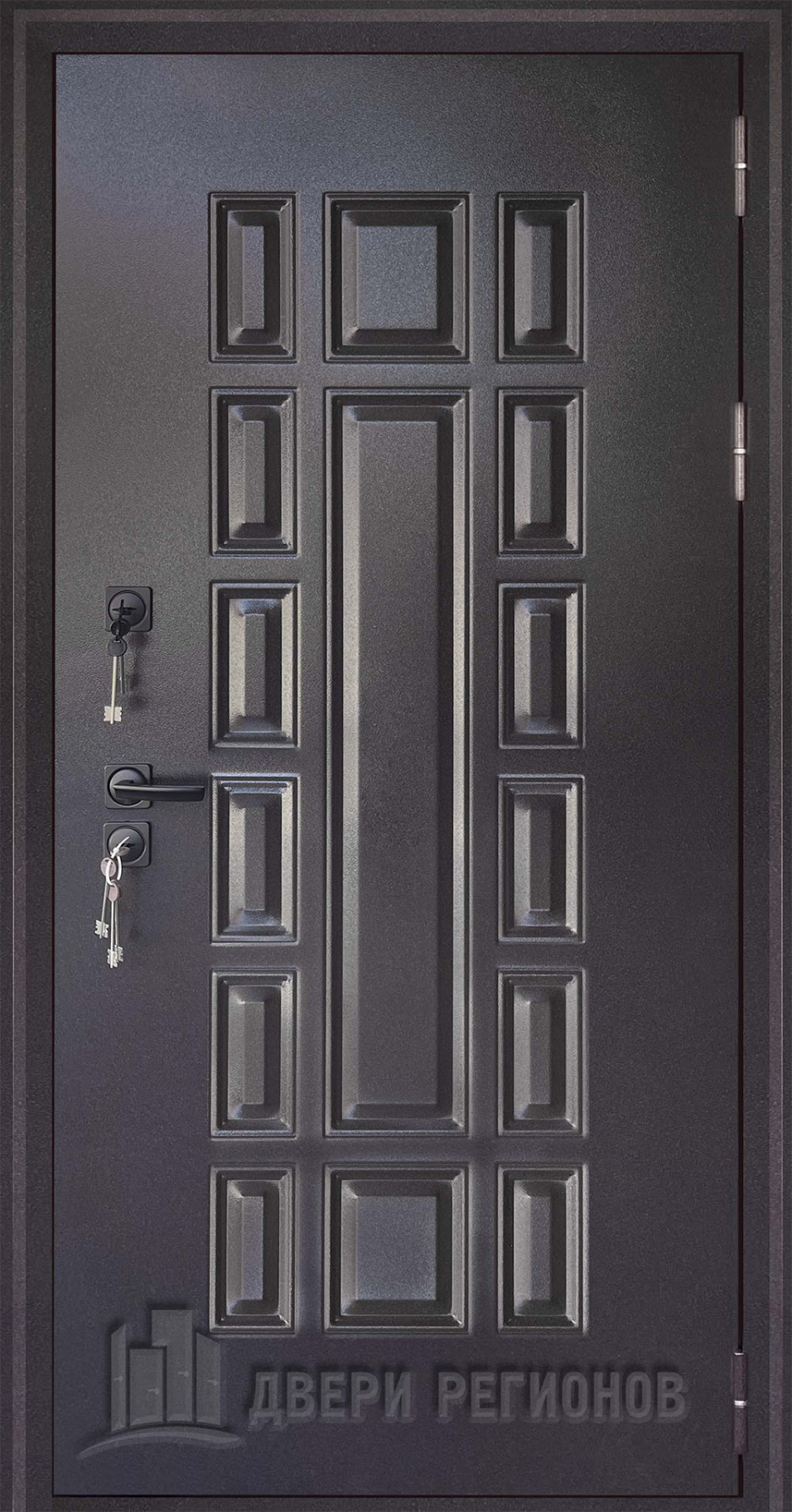 Входная дверь Regidoors ПАНЦИРЬ ТЕРМО LIGHT 2110 с зеркалом "Капучино велюр"