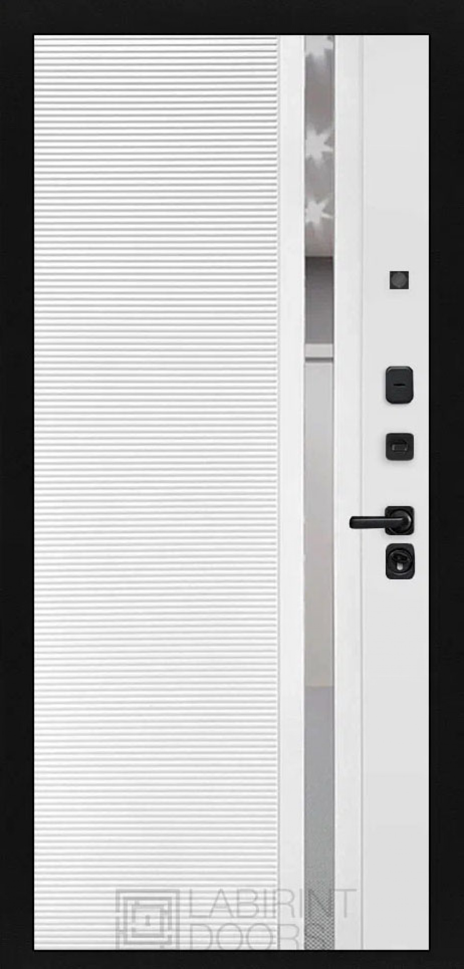 Входная дверь Labirint Grand 31, Цвет "Белый софт"