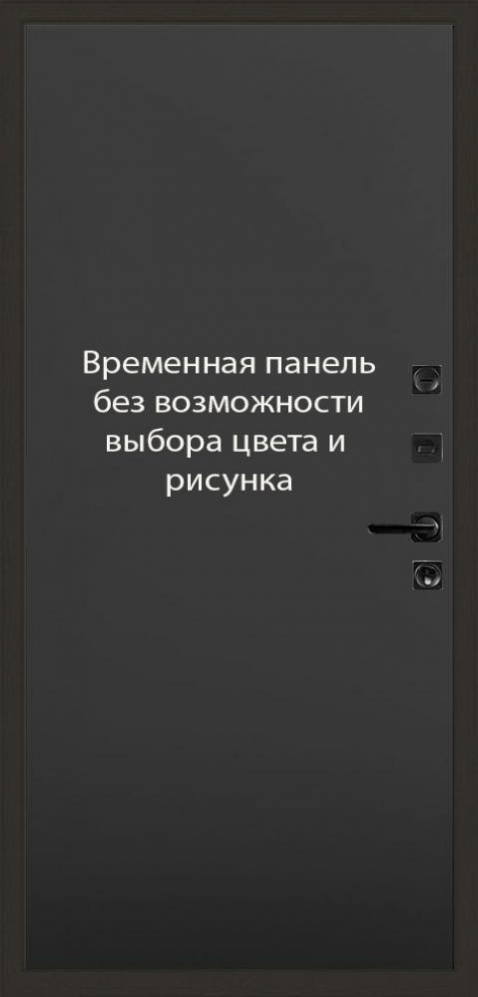 Входная дверь Branddoors Пиано S Временная "Черный"