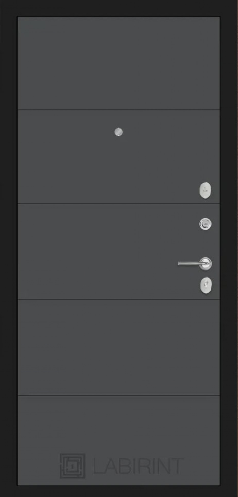 Входная дверь Labirint Urban 13, Цвет "Графит софт"