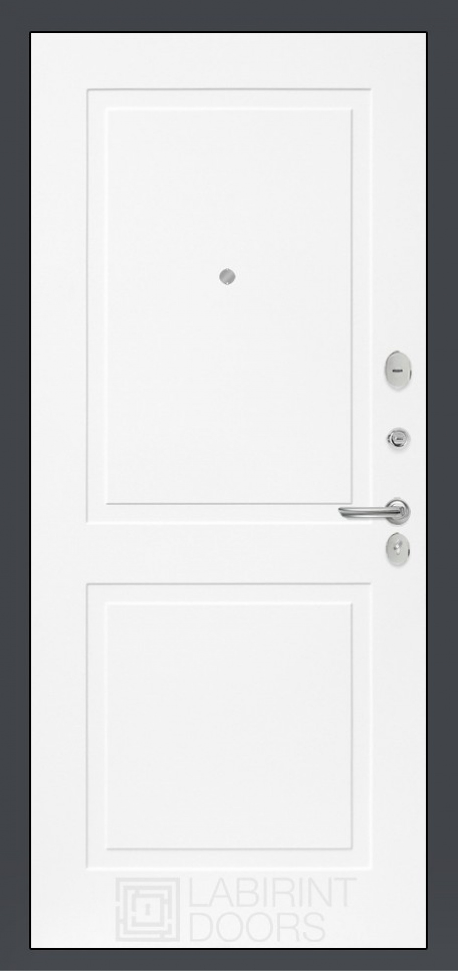 Входная дверь Labirint Loft 11 "Белый софт"