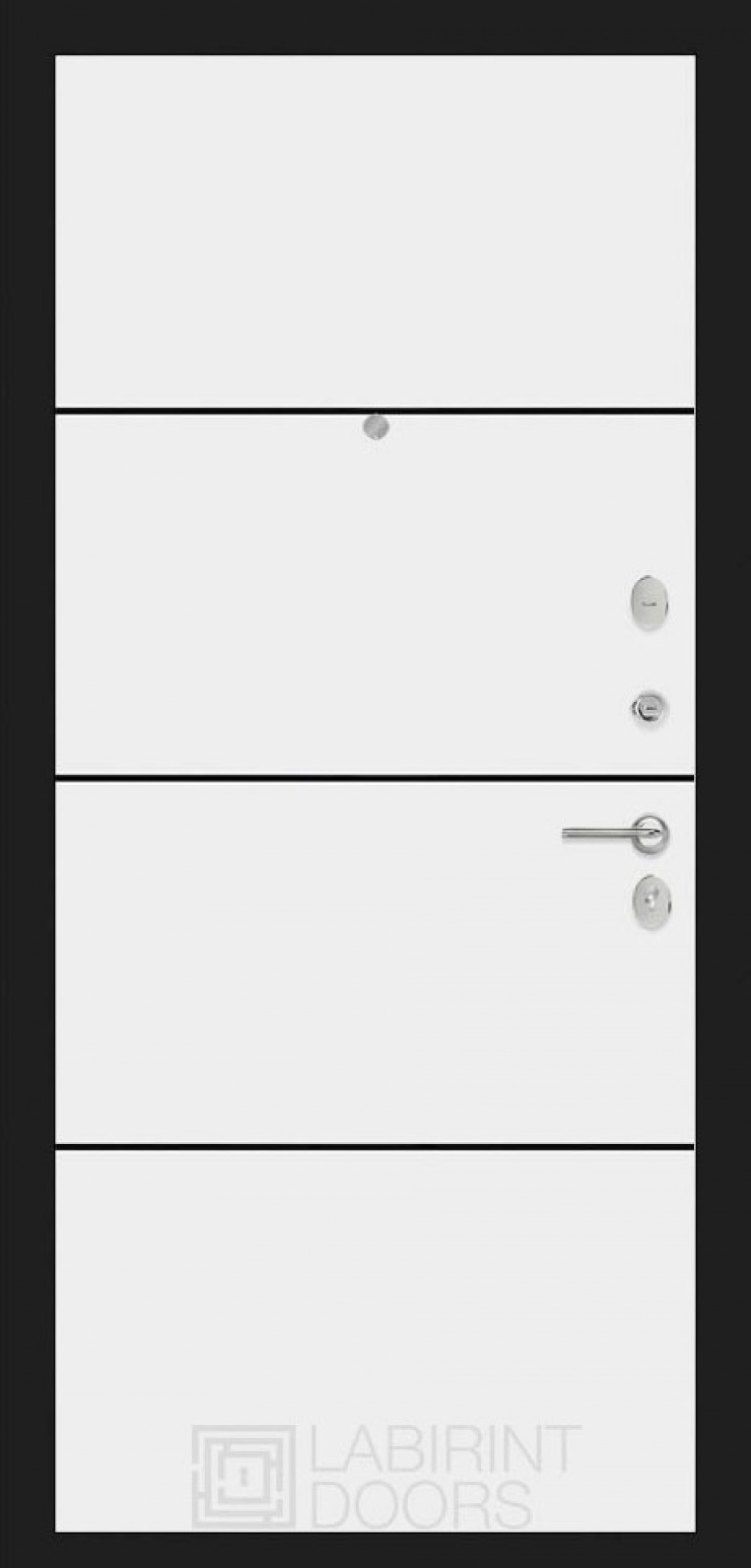 Входная дверь Labirint Urban 25, Цвет "Белый софт"