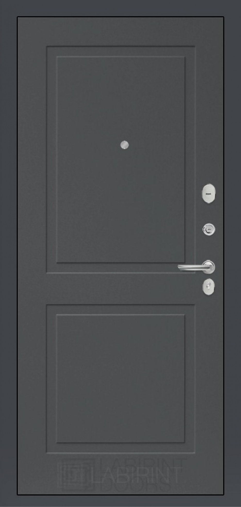 Входная дверь Labirint Loft 11 "Графит софт"