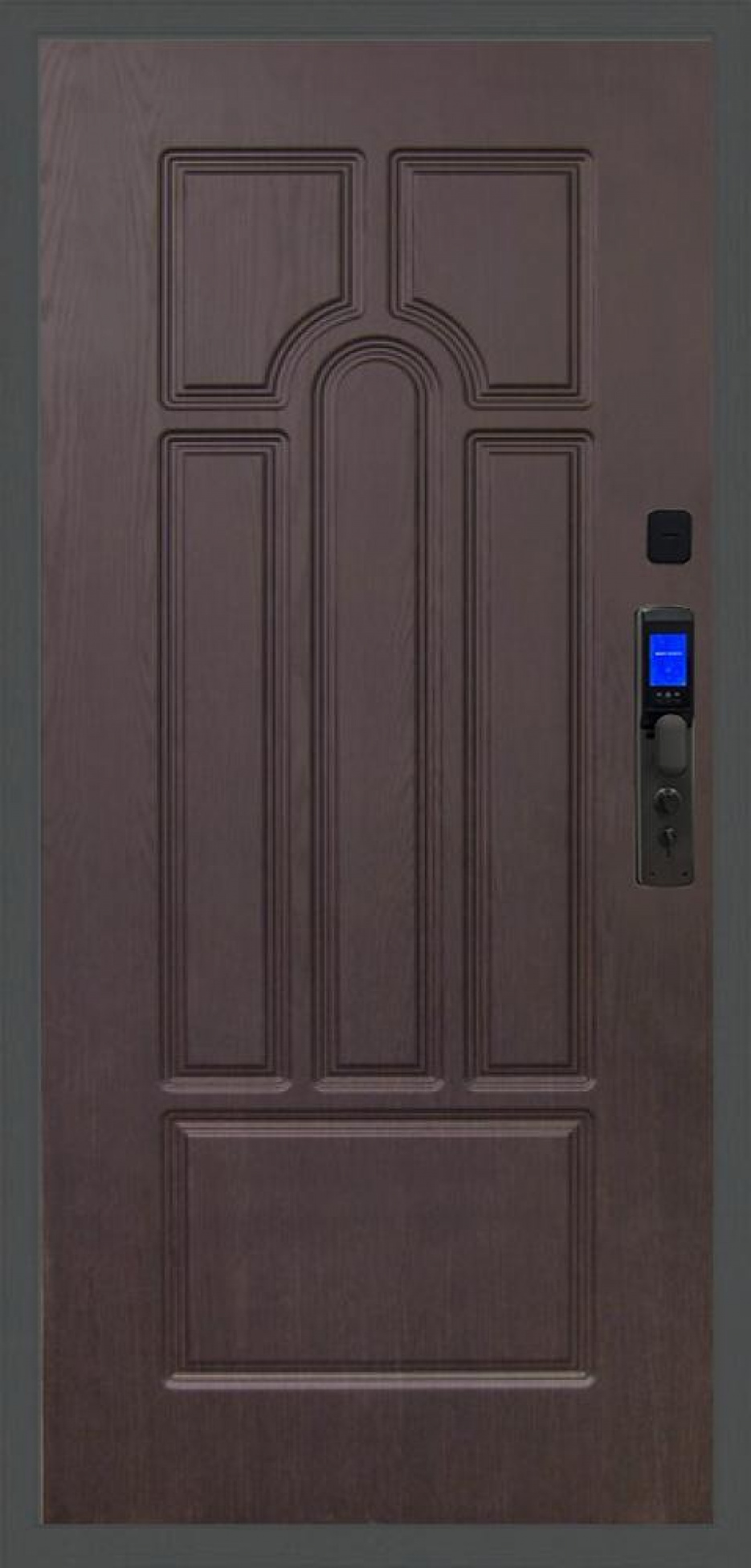 Входная дверь Баяр M2055 Face ID ФЛ-58, Цвет "Венге"