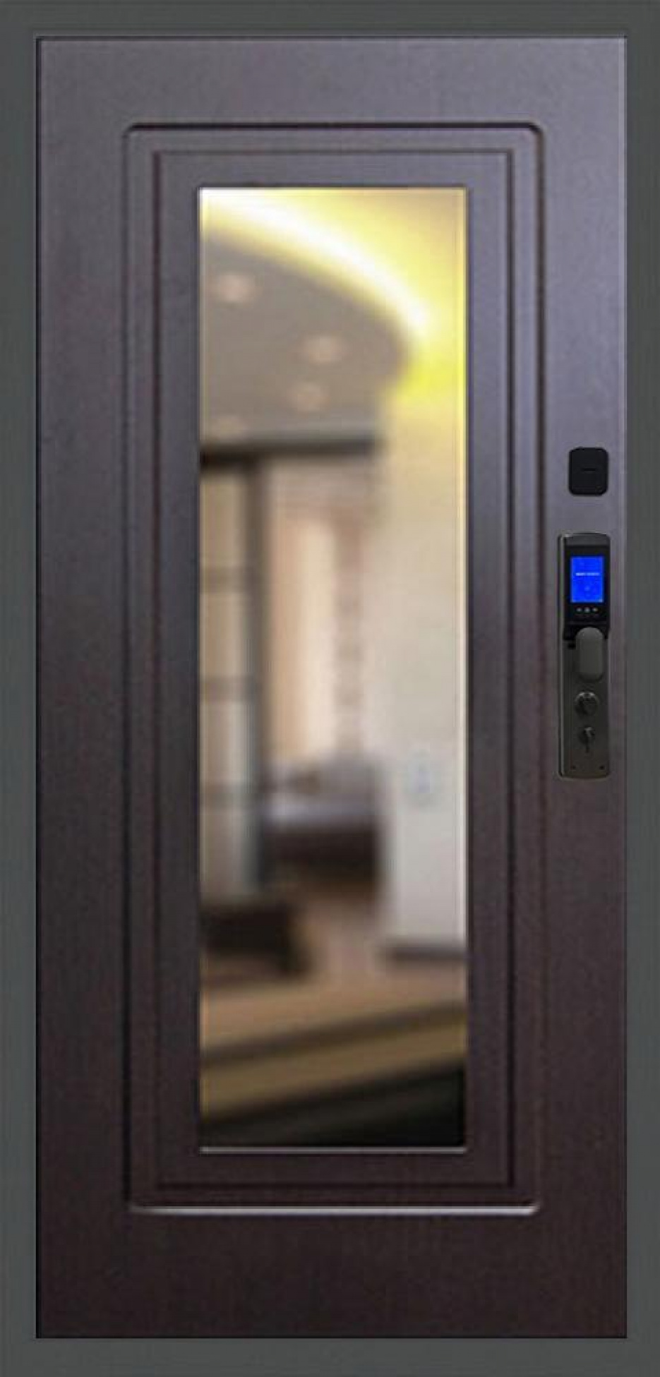 Входная дверь Баяр M2055 Face ID ФЛЗ-120, Цвет "Венге"