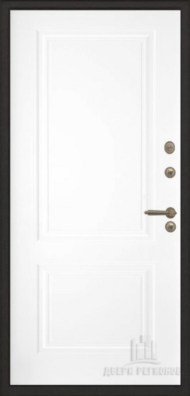 Входная дверь Regidoors ГОЛИАФ ТЕРМО Богемия "Эмаль белая"