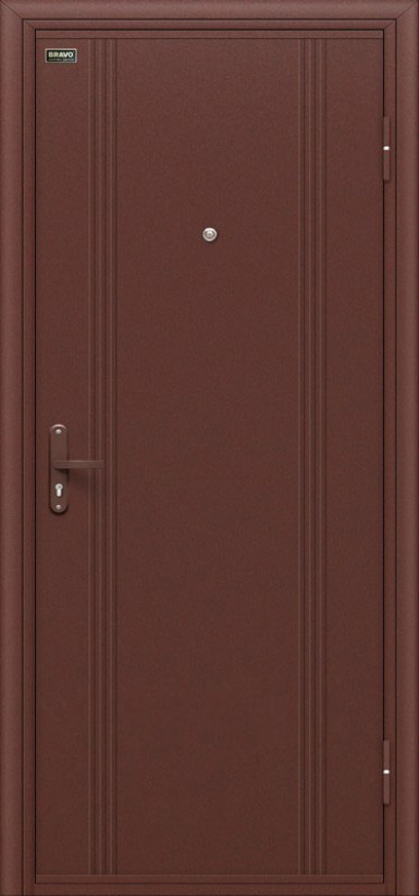 Входная дверь Оптим Door Out 101 Антик Медь