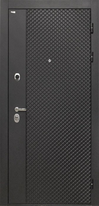 Входная дверь Интекрон Олимпия Black ФЛ-102 "Сосна белая"