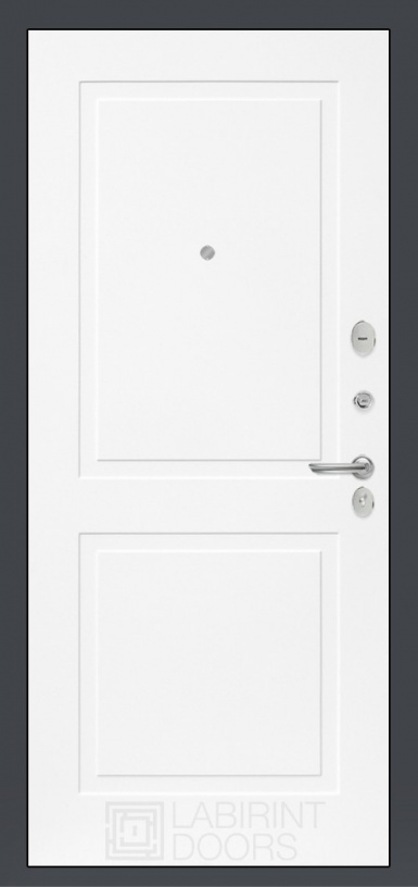 Входная дверь Labirint Loft 11 "Белый софт"