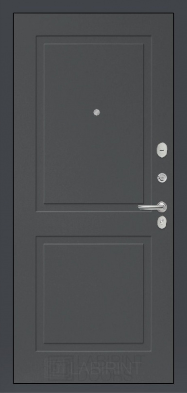 Входная дверь Labirint Loft 11 "Графит софт"