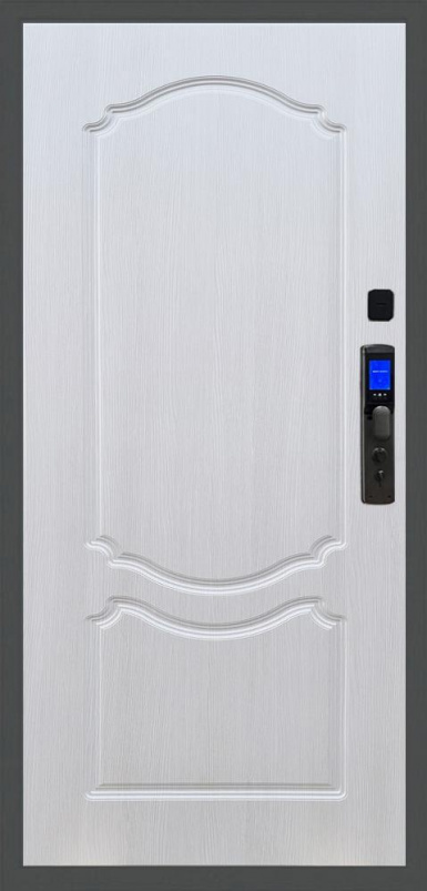 Входная дверь Баяр M2055 Face ID ФЛ-130, Цвет "Лиственница бежевая" - второе изображение