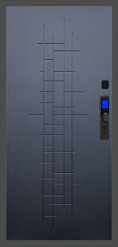 Входная дверь Баяр M2055 Face ID ФЛ-289, Цвет "Ясень черный" - второе изображение