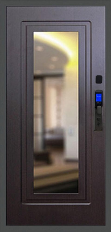 Входная дверь Баяр M2055 Face ID ФЛЗ-120, Цвет "Венге"
